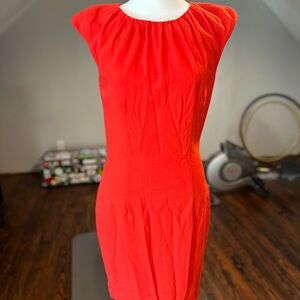 Vibrant Red H&M Sheath Dress
